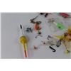 Image 2 : Fishing Lures Various Styles: Jig, Mini Spoons, Flies, Bobber, Misc.