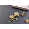 Image 2 : Earrings, Ring, Broach, Necklace
