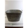 Image 1 : Galvanized Washtub
