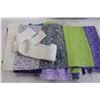 Image 2 : Purple and Green Fabrics