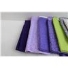 Image 3 : Purple and Green Fabrics