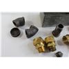 Image 2 : Brass and Cast Iron Brass Fittings - 1 1/4", 1" Various Sizes