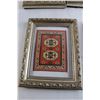 Image 2 : (4) Framed Mini Rugs - 7" x 9 1/2"