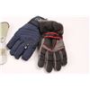 Image 2 : (2 pr) Gloves (1) New Work Gloves, (1) Mixed Matching Winter Gloves