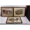 Image 1 : (3) Framed Country Landscape Prints - (2) Burger, (1) Unknown (All 21.5"x17.5")