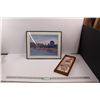 Image 1 : (2) Framed Art Pieces (20"x16" & 16"x7")