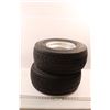 Image 1 : (1 pr) Titan Trailer Tires (20.5x8.0-10 Load Range D 1330lbs) w/Steel Rims (10x6) - Rubber Cracked/W