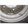 Image 5 : (1 pr) Titan Trailer Tires (20.5x8.0-10 Load Range D 1330lbs) w/Steel Rims (10x6) - Rubber Cracked/W