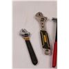 Image 3 : Various Tools - Pliers, Rivet Gun, Knife Stone, Vise Grips, Adjustable Wrenches