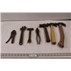 Image 1 : Various Tools - (3) Hammers, Pliers, Adjustable Wrench etc.