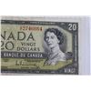 Image 3 : Canadian 1954 $20 Bill