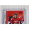 Image 2 : 2023 Upper Deck Team Canada Connor Bedard #8 Red Parallel Hockey Card