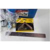 Image 7 : Various Hardware - Screws, Corner Braces, Duct Seal etc. w/ Rubbermaid Pail