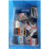 Image 9 : Various Hardware - Screws, Corner Braces, Duct Seal etc. w/ Rubbermaid Pail