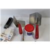 Image 4 : Various Drywall Tools - Saw, Pole Sander w/Screen, Dap DryDex Spackling, 12" and 8" Taping knives, I