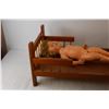 Image 2 : Vintage Doll Bed w/Doll