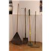 Image 1 : *Gardening Tools - Long Handled Spade Shovel, Hoe, Rake & Leaf Rake
