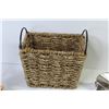 Image 3 : Metal Shoe Keeps - Woven Basket - Clothes Brush - (2) Lint Brushes - Misc. Items