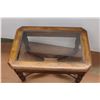 Image 2 : *Wooden Coffee Table w/Glass Insert (18" x 26" x 16"h)