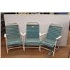 Image 1 : *(3) Lawn Chairs (rubber straps/webbing have damages)