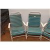 Image 4 : *(3) Lawn Chairs (rubber straps/webbing have damages)