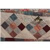 Image 2 : Quilted Patchwork Bedspread w/2 Pillow Shams (154" x 81")