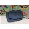 Image 2 : Diamond Square Patchwork Bed Spread w/Blue Sheet Set (86" x 86")