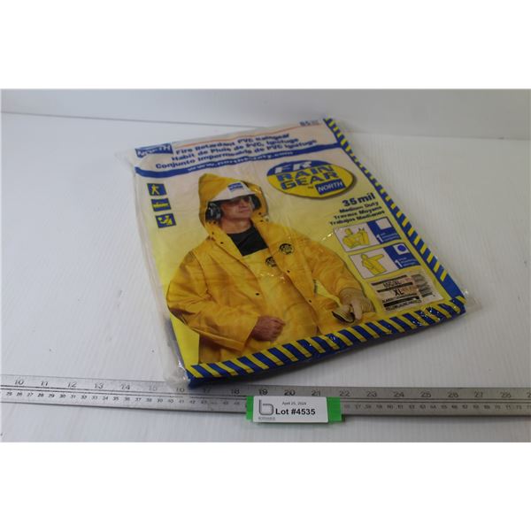 North - Fire Retardant PVC Rain Gear Coat (NIB)