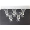 Image 2 : (14) Crystal Goblets - Pinwheel Pattern