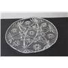 Image 2 : Divided Crystal Serving Platter, Footed Cake Plate, Divided Glass Plate, Silver Plated Tray, Body Lo