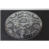 Image 3 : Divided Crystal Serving Platter, Footed Cake Plate, Divided Glass Plate, Silver Plated Tray, Body Lo