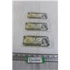 Image 1 : (3) Canadian 1973 $1 Bills
