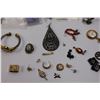Image 7 : Watches & Jewelry of Varying Condition - Earrings, Pendants, Broach etc.