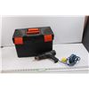 Image 1 : Black & Decker Tool Box & Sears/Craftsman Heat Gun w/After Market Cord (Working)