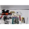 Image 4 : Various Items - Clipper Combs, Klein Folding Drywall Saw, Bike Lock (Combo Unknown), 90 Degree Pick,
