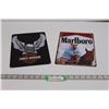 Image 1 : Reproduction Signs (12x8") - Harley-Davidson & Marlboro
