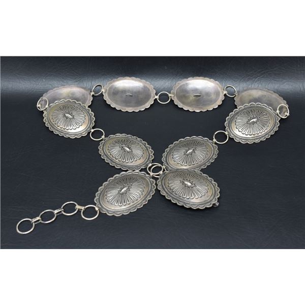 NAVAJO CONCHO BELT (MARY CAYATINETO)