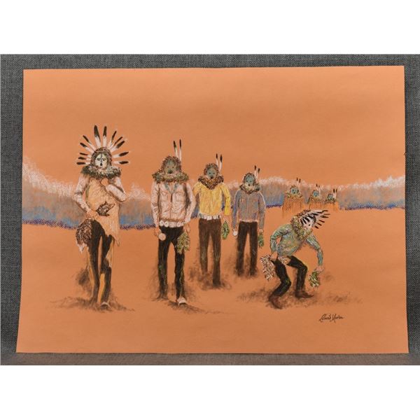 NAVAJO PAINTING (LELAND MARTIN)