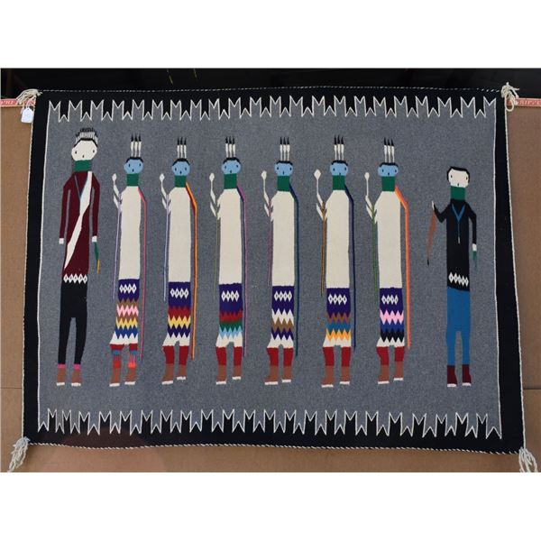 NAVAJO YEI TEXTILE