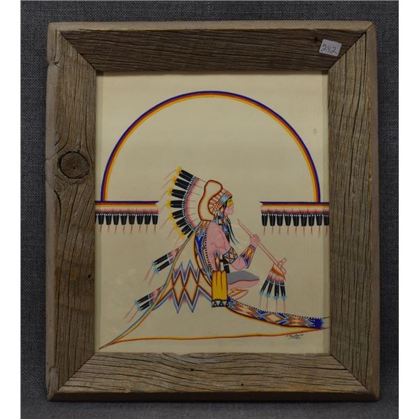 KIOWA PAINTING ( ERNESTINE KAULAY)