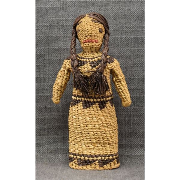 QUINAULT BASKETRY DOLL