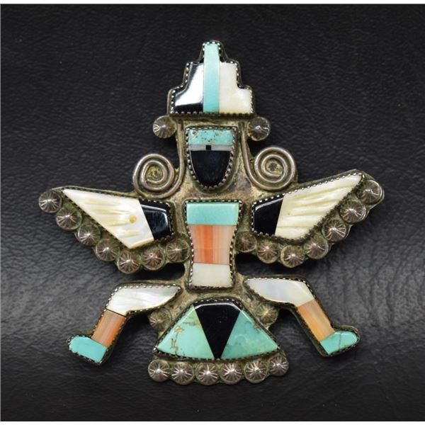 ZUNI KNIFE WING GOD PIN (LEO PABLANO)