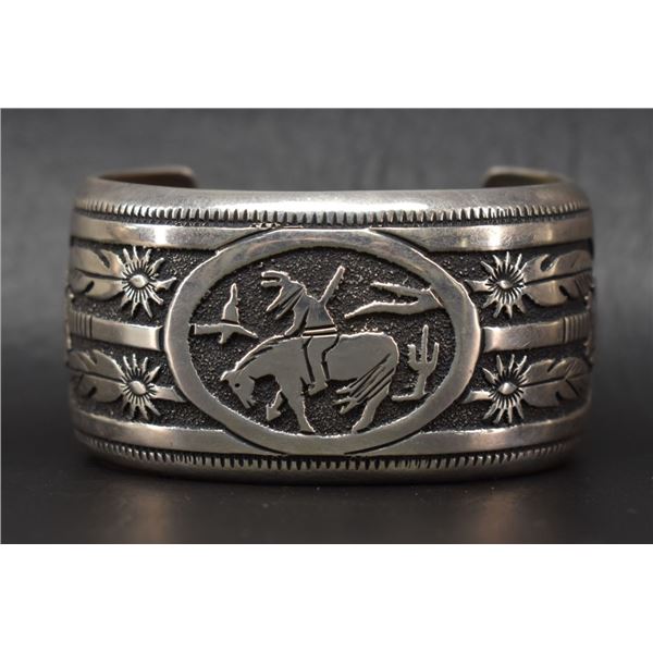 NAVAJO SILVER CUFF (TOMMY SINGER)