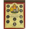 Image 2 : Canadian Fifty Cent Collection with Silver - Wood Frame.