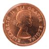 Image 2 : 1957 Canada 1 Cent. MS-64. Hanging 7; Red. ICCS.