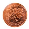 Image 1 : 1965 Canada 1 Cent. MS-66. LgeBds Blt 5; Red. ICCS.