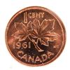 Image 1 : 1961 Canada 1 Cent. MS-64. Red. ICCS.