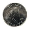 Image 2 : 2001P Canada 10 Cents. MS64. Volunteers. ICCS.