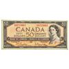 Image 1 : Bank Of Canada 1954 $50 - Modified Portrait.