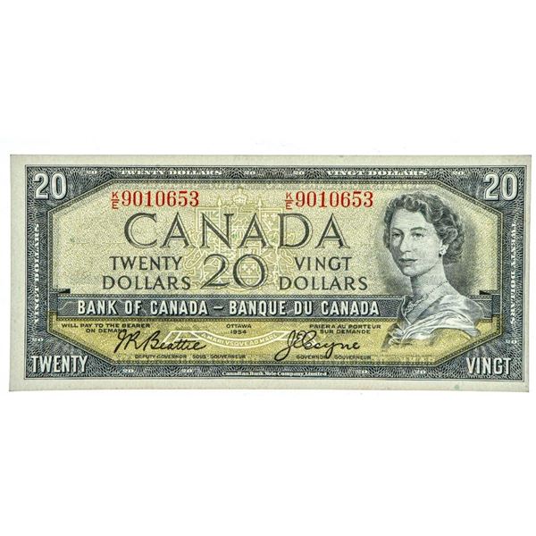 Bank Of Canada 1954 $20 - Modified Portrait.